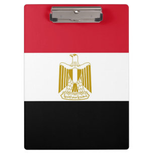 Portapapeles patriótico con bandera de Egipto