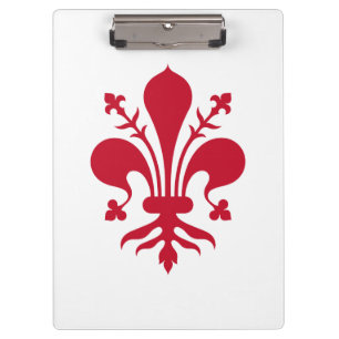 Portapapeles patriótico con bandera de Florencia, 