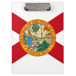 Portapapeles patriótico con bandera de Florida, Es