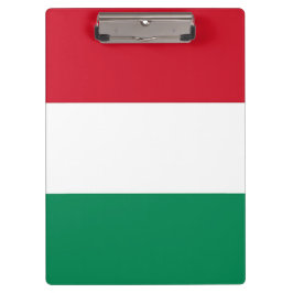 Portapapeles patriótico con bandera de Hungría