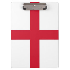 Portapapeles patriótico con bandera de Inglaterra,