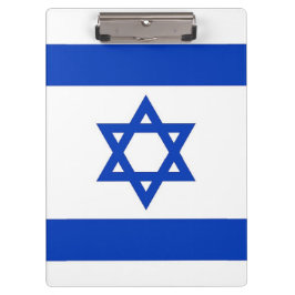 Portapapeles patriótico con bandera de Israel