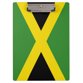 Portapapeles patriótico con bandera de Jamaica