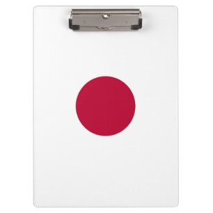 Portapapeles patriótico con bandera de Japón