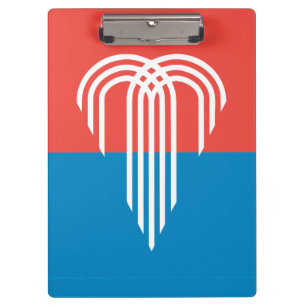 Portapapeles patriótico con bandera de Kansas City