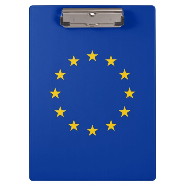 Portapapeles patriótico con bandera de la Unión Eu (Anverso)