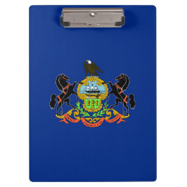 Portapapeles patriótico con bandera de Pennsylvani