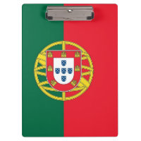 Portapapeles patriótico con bandera de Portugal