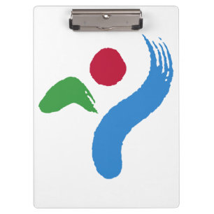 Portapapeles patriótico con bandera de Seúl