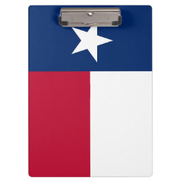 Portapapeles patriótico con bandera de Texas, EE.