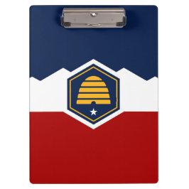 Portapapeles patriótico con bandera de Utah, EE. U