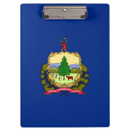 Portapapeles patriótico con bandera de Vermont, Es