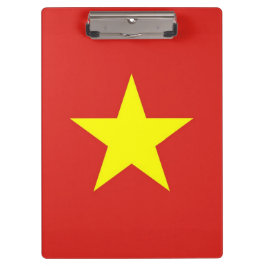 Portapapeles patriótico con bandera de Vietnam