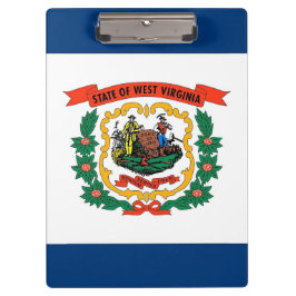 Portapapeles patriótico con bandera de Virginia Oc