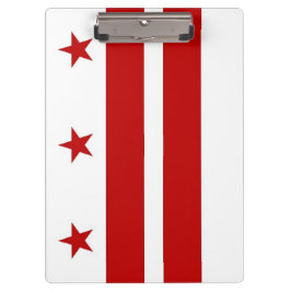 Portapapeles patriótico con bandera de Washington