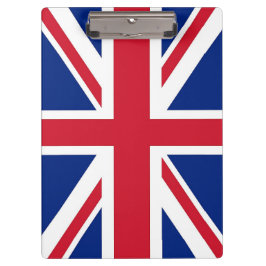 Portapapeles patriótico con bandera del Reino Unid
