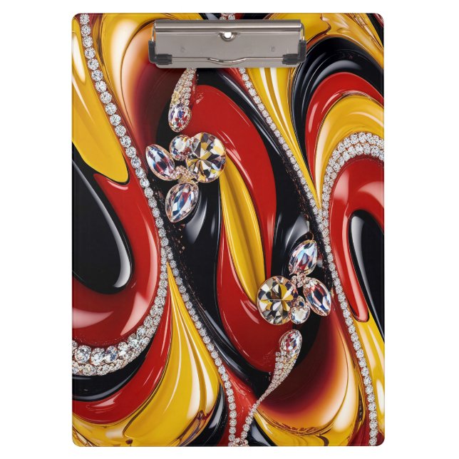 Portapapeles patriótico con colores belgas (Anverso)