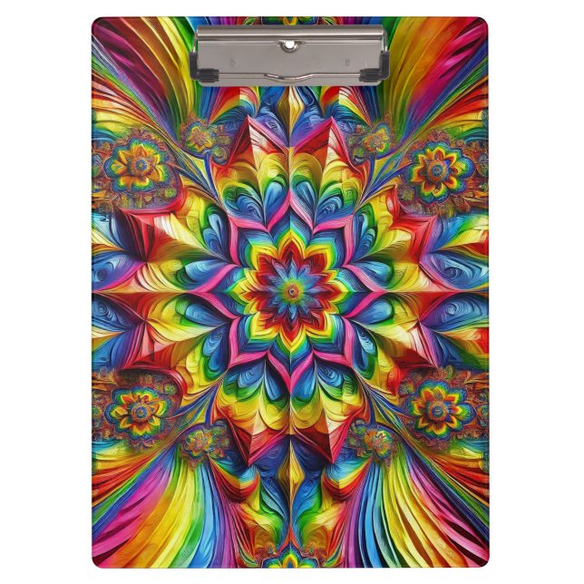 Portapapeles patriótico con colores LGBTQ (Anverso)