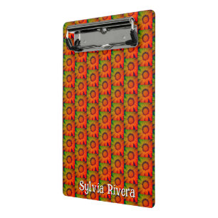 Portapapeles "Patrón girasol"