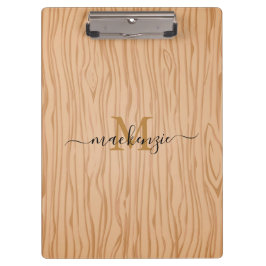 Portapapeles personalizado con nombre e inicial