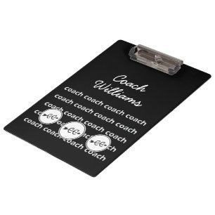 Portapapeles personalizado del entrenador de ejecu