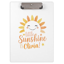 Portapapeles personalizado: "Little Sunshine"