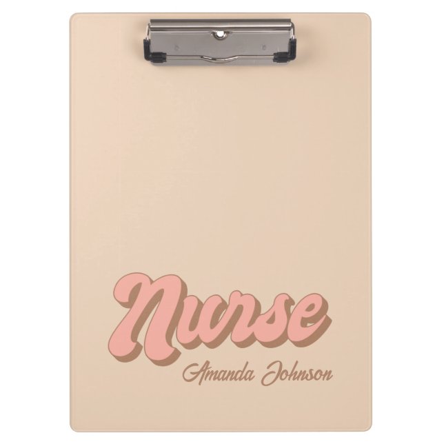 Portapapeles Personalizado Retro Personalizado Par (Anverso)