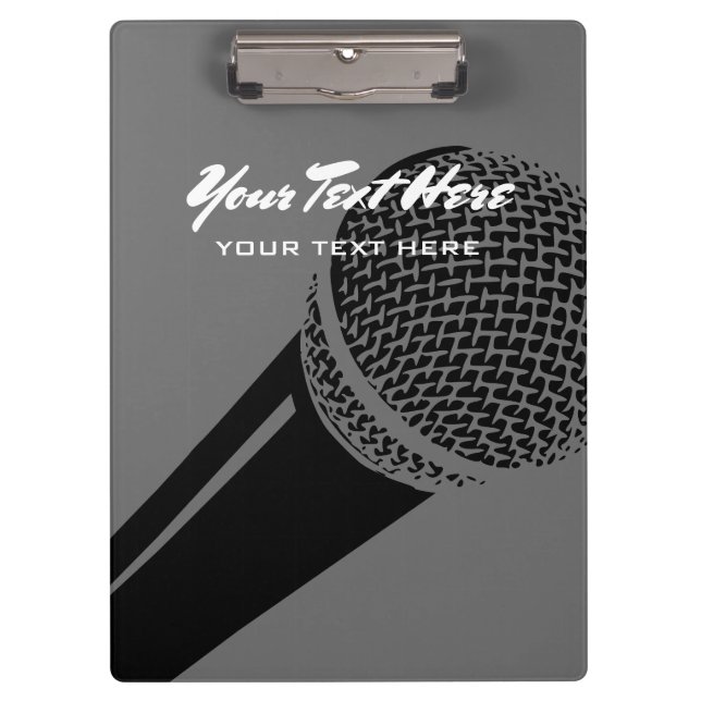 Portapapeles profesional para podcasting y vloggin (Anverso)