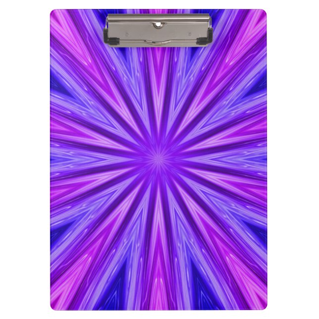 Portapapeles Purple/Blue Kaleidoscope (Anverso)
