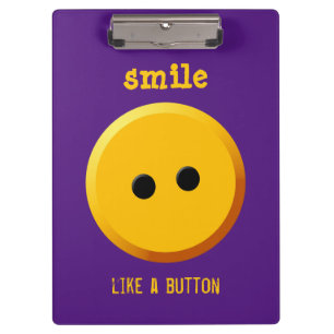 portapapeles sonriente como un botón