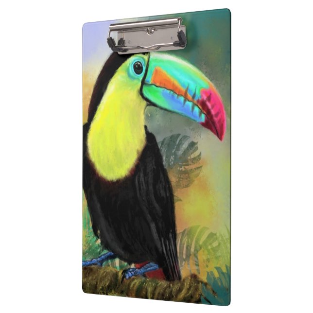 Portapapeles Toco Toucan Bird Tropical (Izquierda)