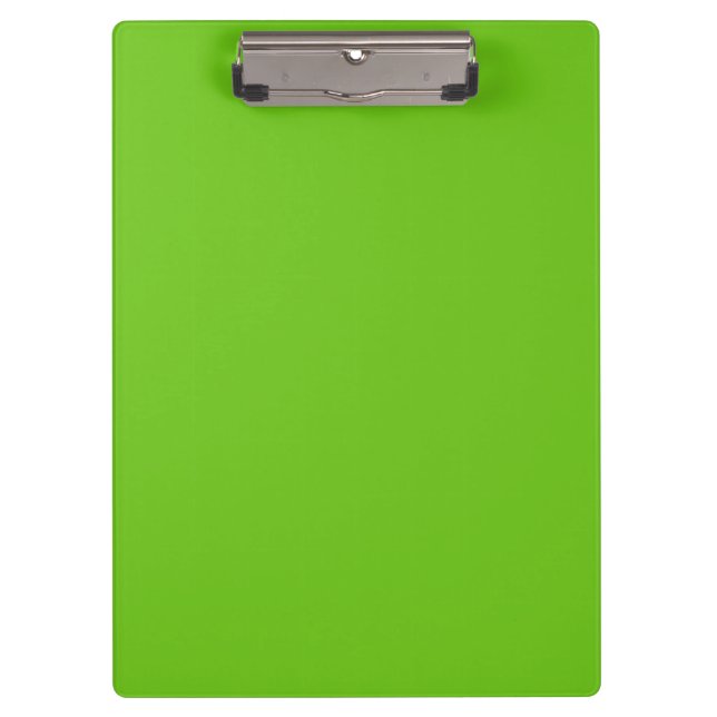 Portapapeles verde alienígena (Anverso)