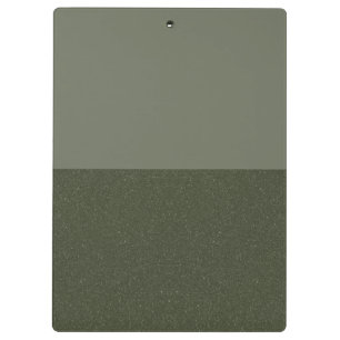 Portapapeles verde de dos tonos Moss - Diseño de P