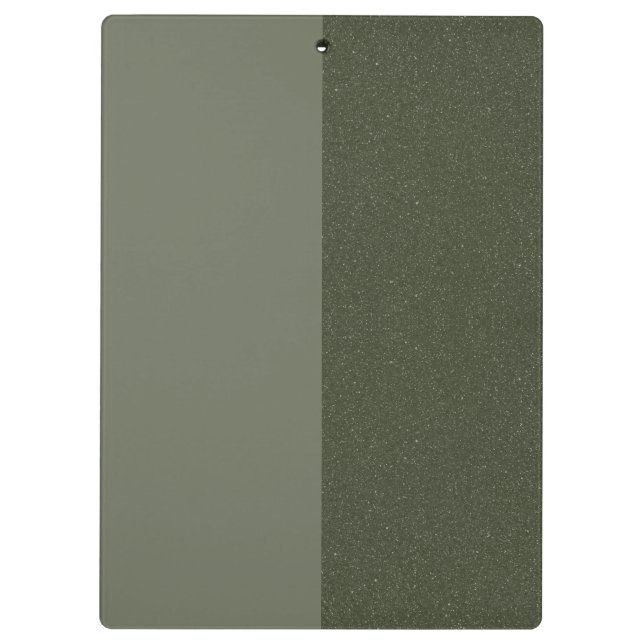 Portapapeles verde de personalizado Moss - Matte y (Reverso)