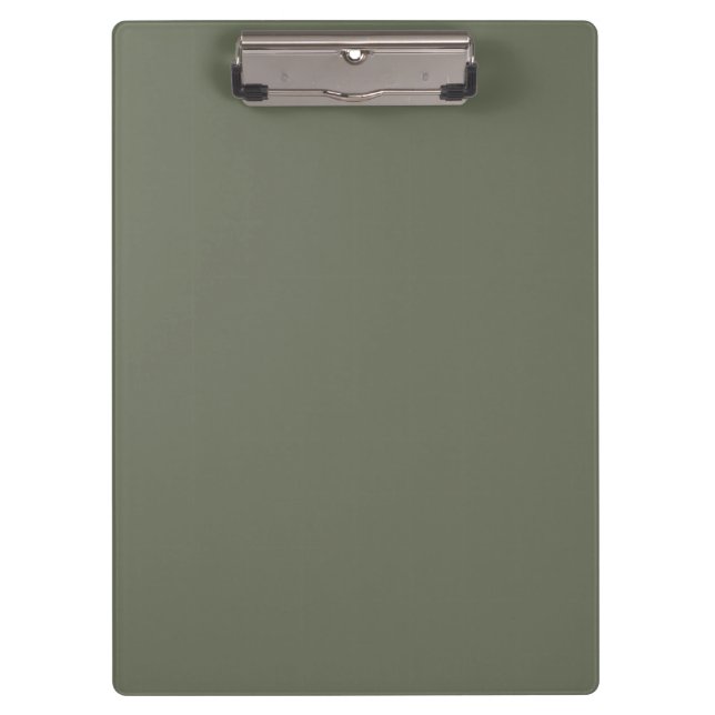 Portapapeles verde de personalizado Moss - Sleek M (Anverso)