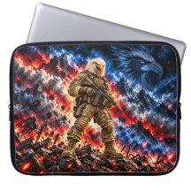 American Bald Eagle Tactical Warrior Funda para Po