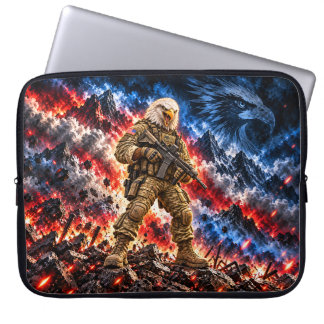 Portátil American Bald Eagle Tactical Warrior Funda para Po