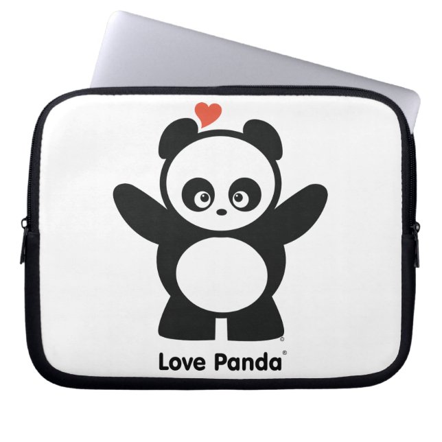 Portátil Amor de la funda para portátiles Panda® (Frente)