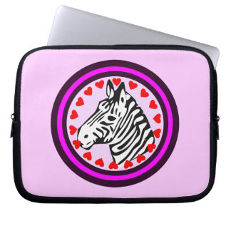 Portátil ☞♥Amor Zebra Chic& Fabuloso Funda para Portátil♥☜