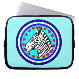 Portátil ☞♥Amor Zebra Chic& Fabuloso Funda para Portátil♥☜