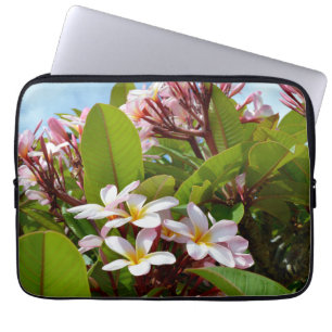 Portátil Árbol rosado frangipani, funda para portátiles