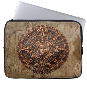 Portátil Calendario Maya-Azteca Sun Vieja Funda para Portát