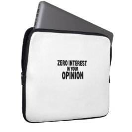 Portátil Cero Interés En Tu Opinión Funda Para Laptop Prote