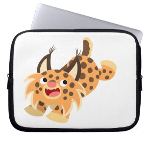 Portátil Cuto Prankish Personalizado Bobcat Funda para port