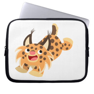 Portátil Cuto Prankish Personalizado Bobcat Funda para port