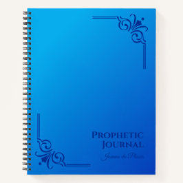 Portátil de espiral de diario profetizado personal