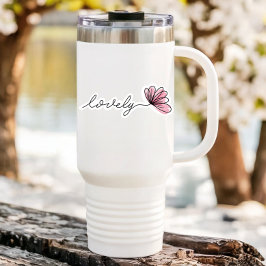 Portátil de flor de Word con encanto | Pegatina de