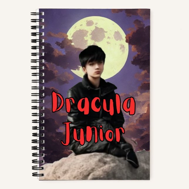 Portátil / Diario - Drácula Junior (Anverso)
