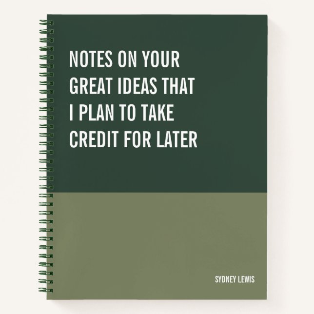 Portátil divertido, Diario de almohadilla de escri (Anverso)