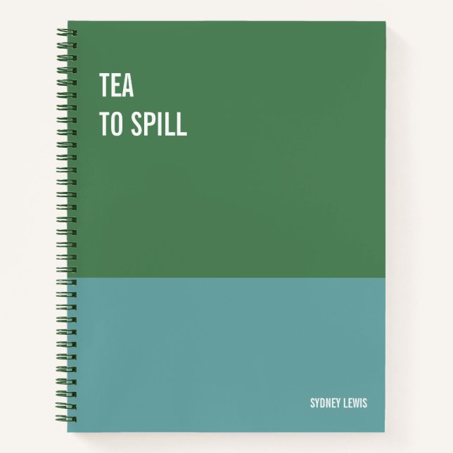 Portátil divertido, Diario de almohadilla de escri (Anverso)